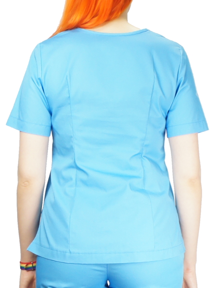 blue medical top, blue scrubs, buy blue medical top